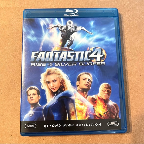 Blu-Ray FANTASTIC 4: RISE OF THE SILVER SURFER Superhero Action Movie Film - Picture 1 of 2